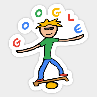 Google Juggler Sticker